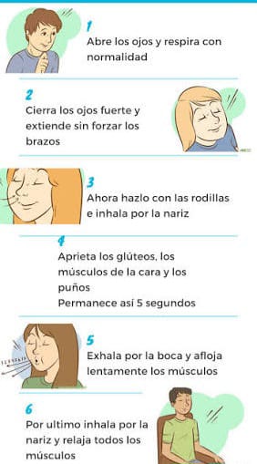 Ejercicio de respiración profunda